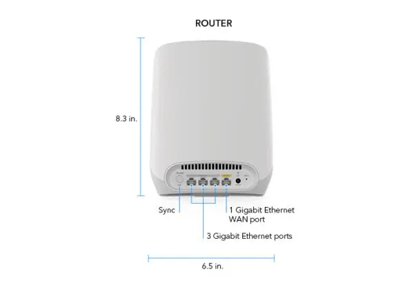 Netgear Orbi RBK763S Sistema Mesh tri-banda WIFI 6 - Image 4